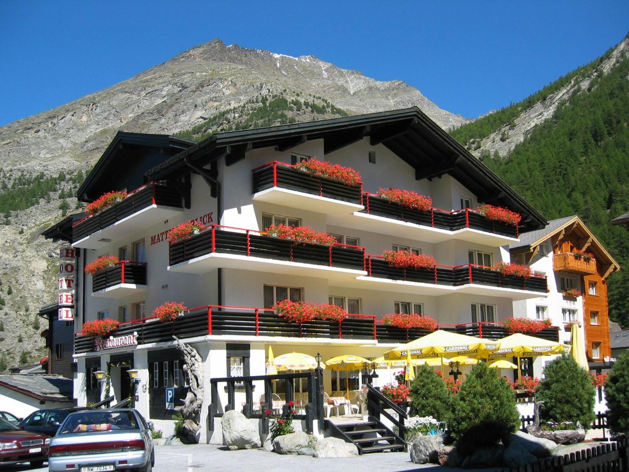 Hotel Restaurant Mattmarkblick ساس-الماغيل المظهر الخارجي الصورة