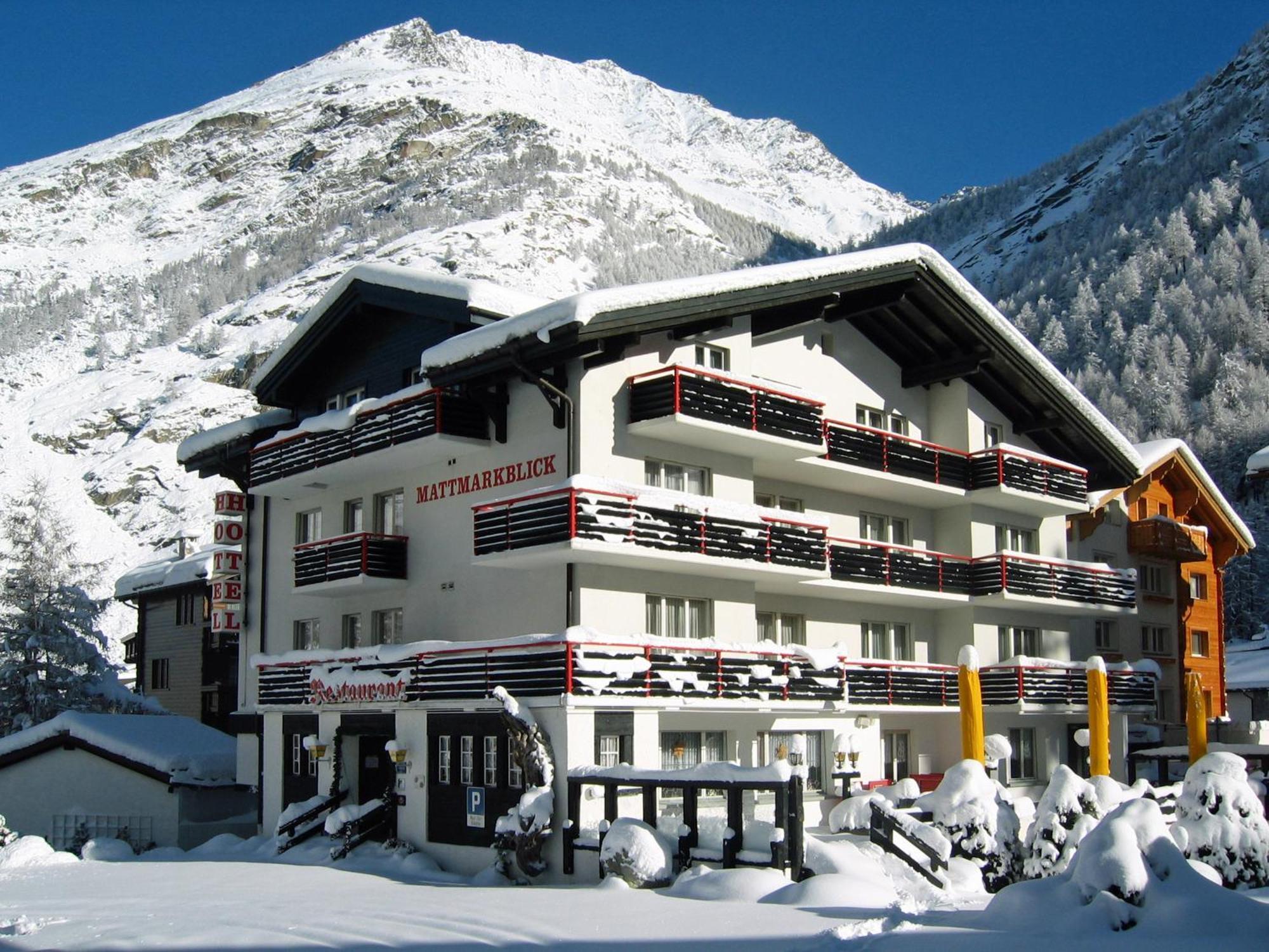 Hotel Restaurant Mattmarkblick ساس-الماغيل المظهر الخارجي الصورة