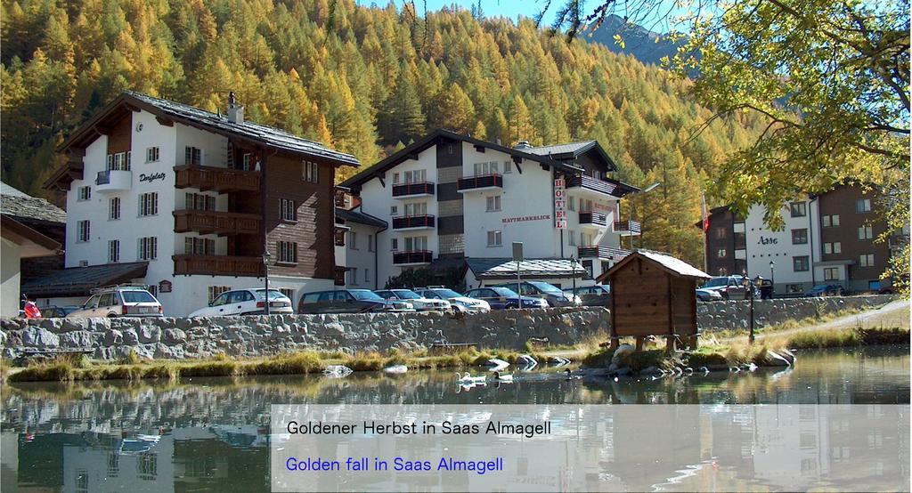 Hotel Restaurant Mattmarkblick ساس-الماغيل المظهر الخارجي الصورة