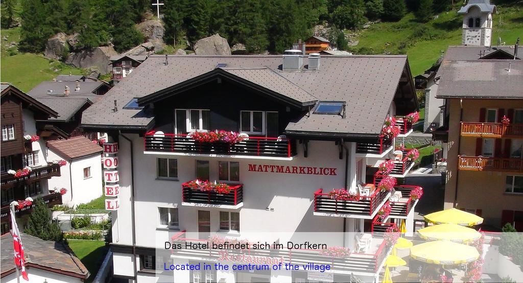 Hotel Restaurant Mattmarkblick ساس-الماغيل المظهر الخارجي الصورة